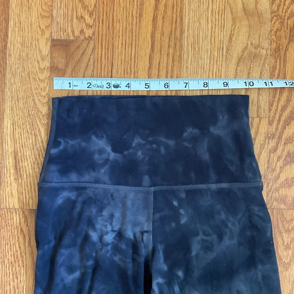 Lululemon Align Crop 21" *Diamond Dye Diamond Dye Asphalt Grey True Navy Size 2 - Picture 5 of 14